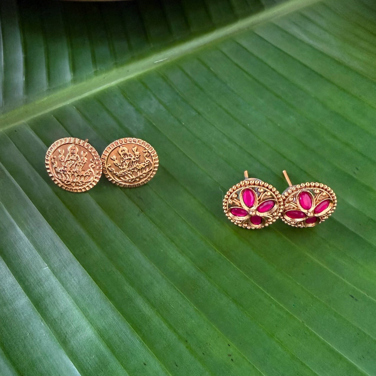 Reversible Floral Kaashumaala Necklace