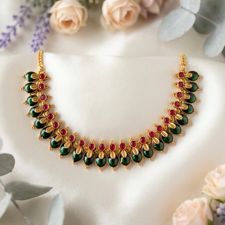 Palakka Sindhooram Necklace