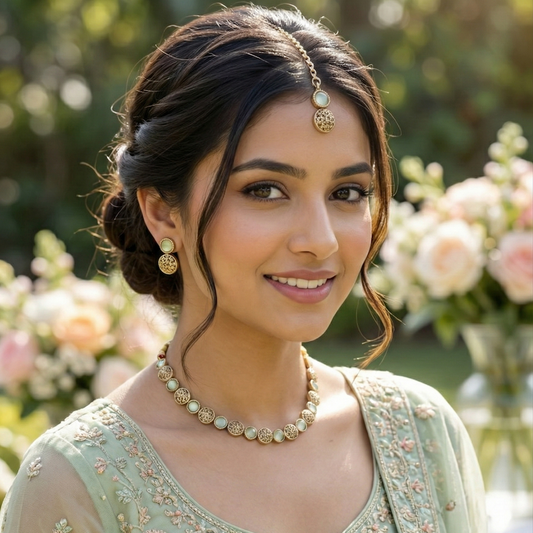 Stone and Filigree Necklace
