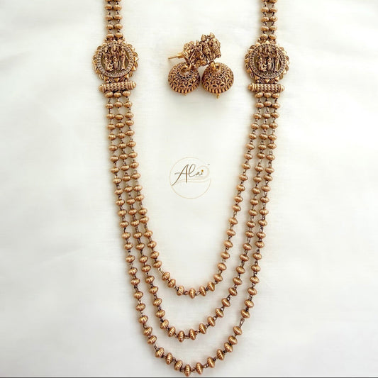 Ramayana 3 Line Beaded Haaram