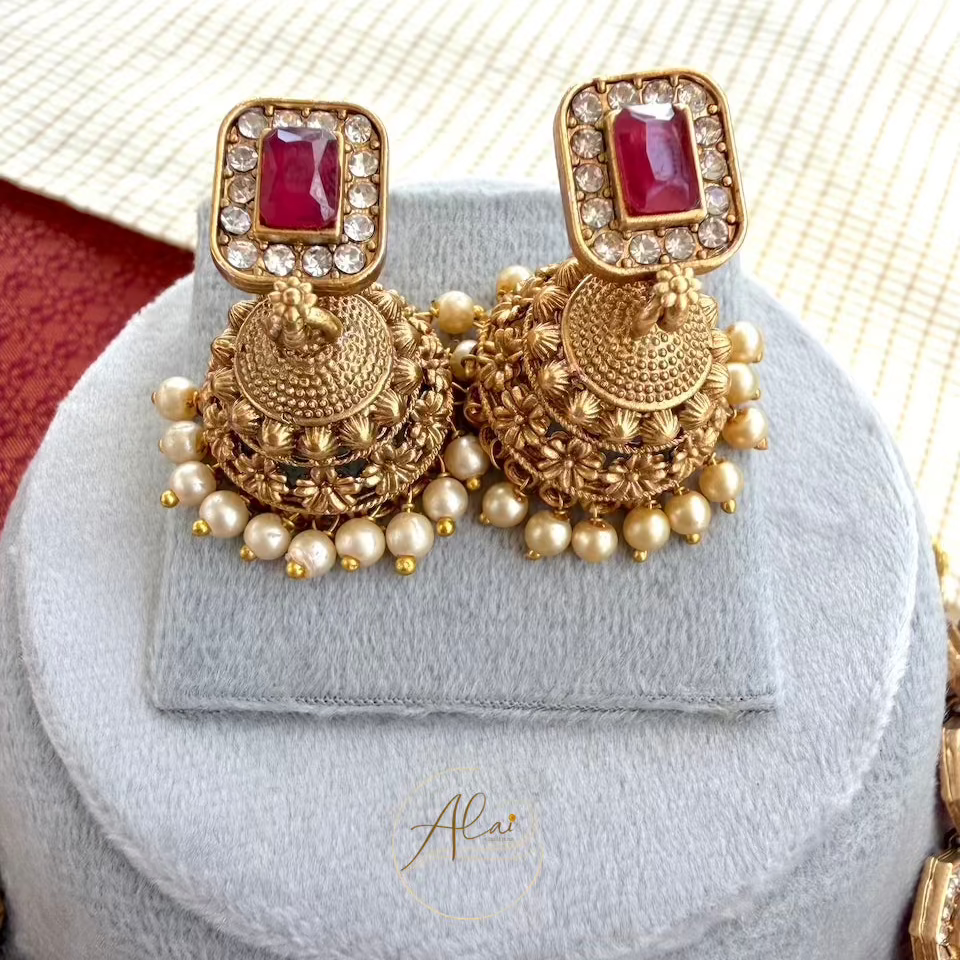 Ruby Bloom Necklace