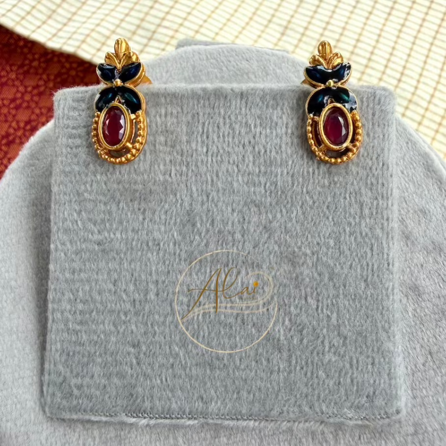 Indigo Petal Necklace