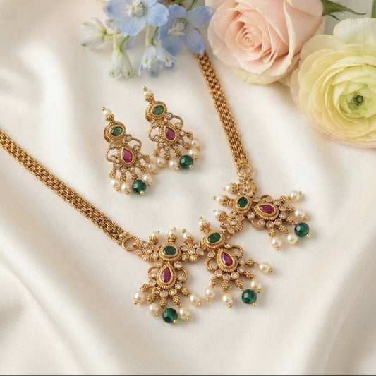 Ishani Temple Style Choker