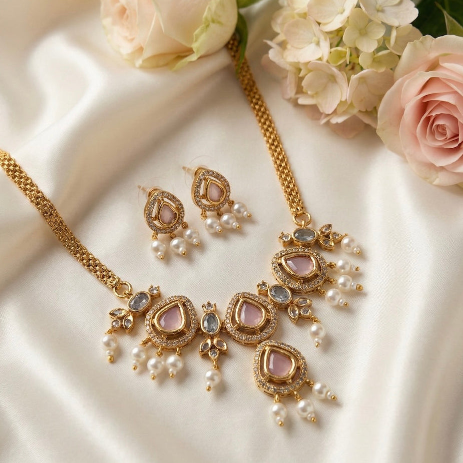 Quartz and Pearl Blush Set