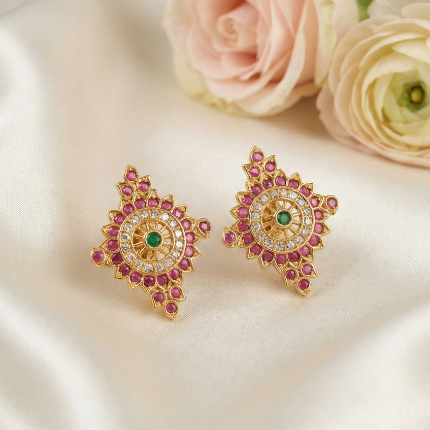 Shrivenkatesha Temple Choker Set