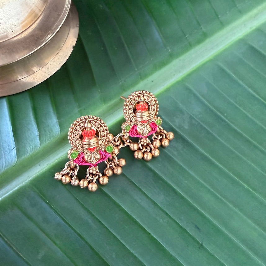 Kathakali Pendant Chain Set