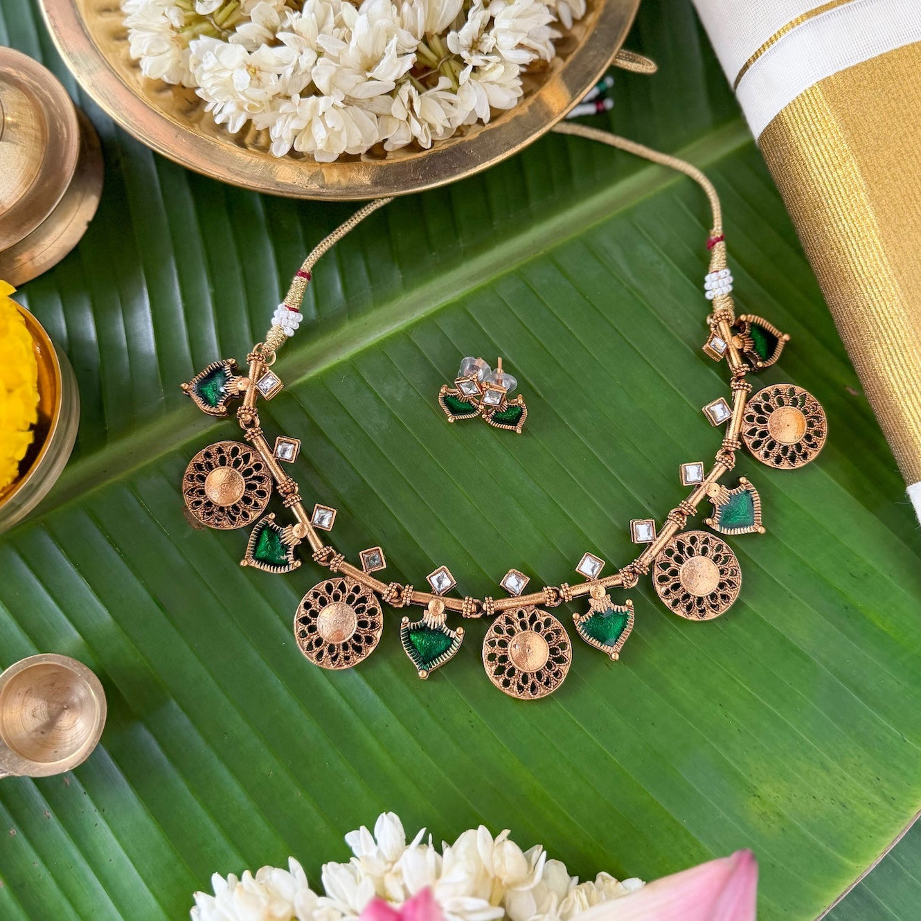 Palakka Chandraharam Necklace