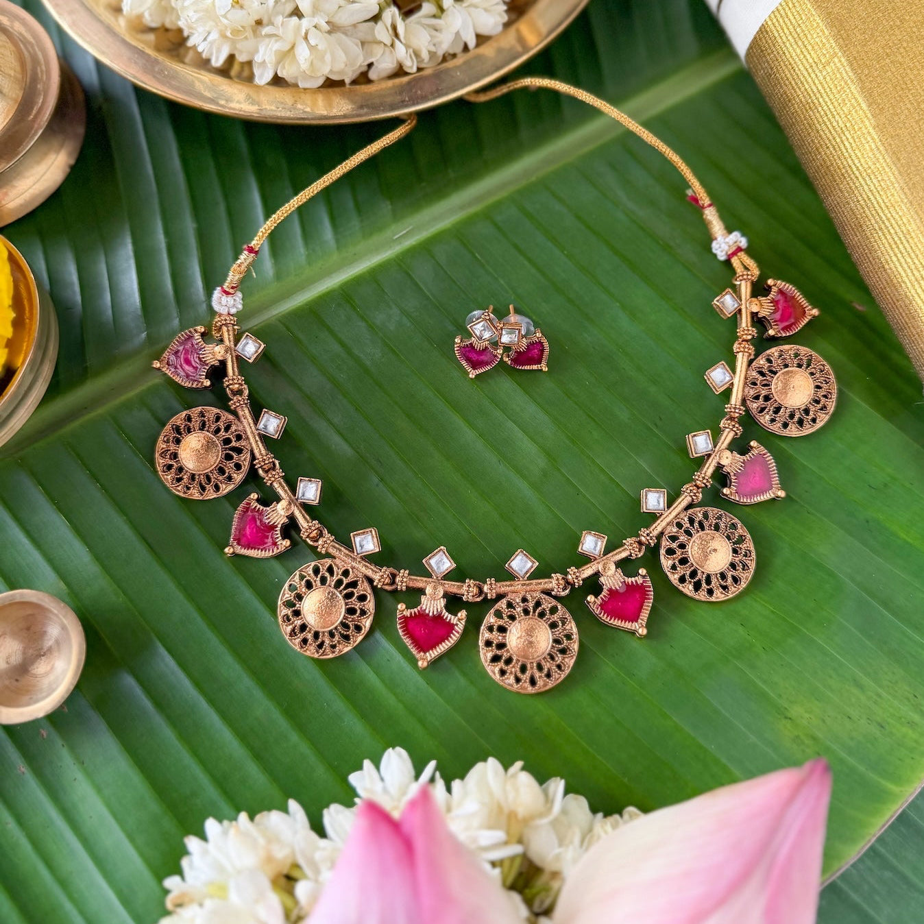 Palakka Chandraharam Necklace