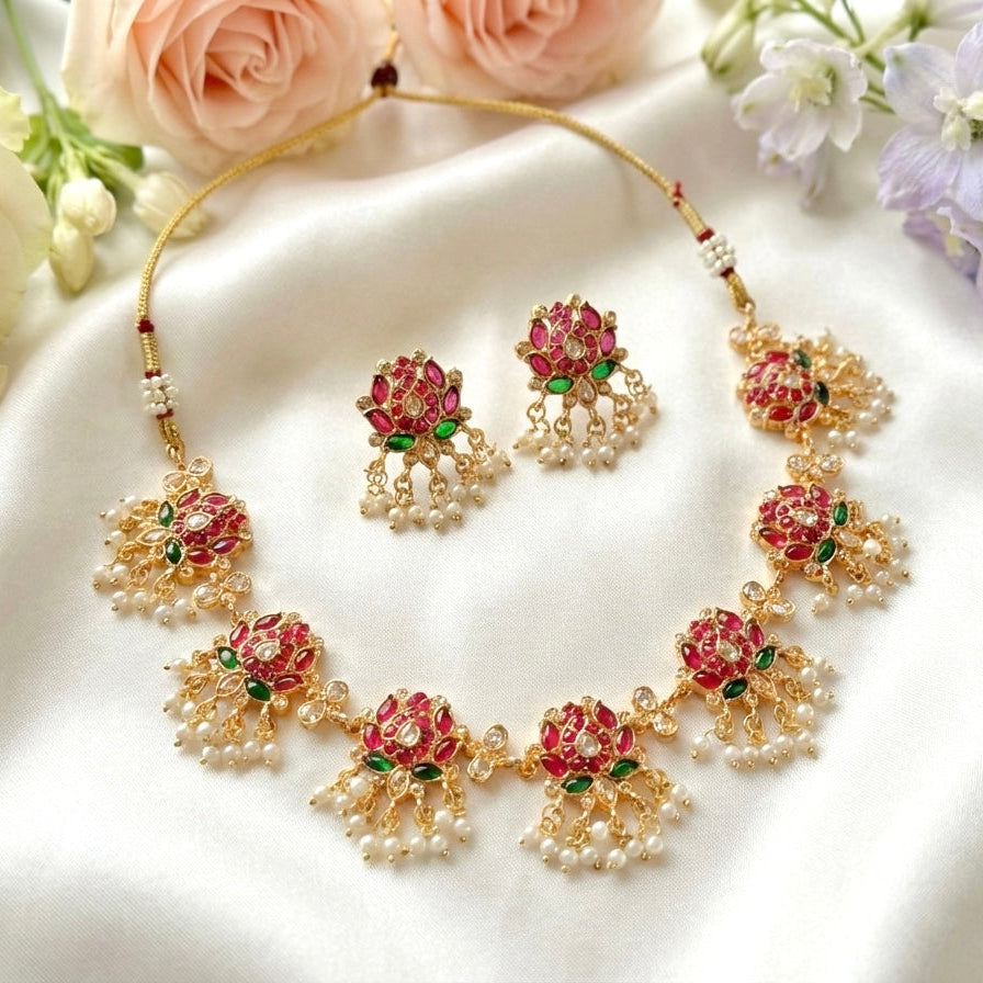 Padma Floral Choker