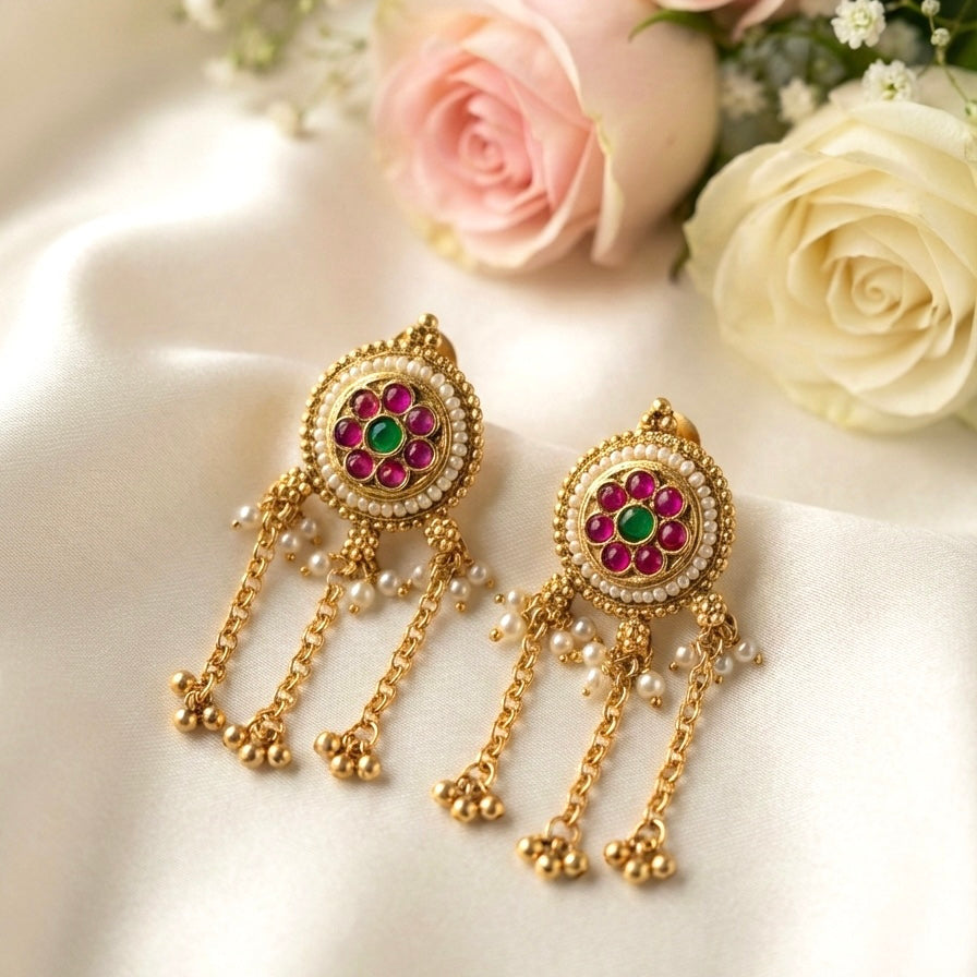 Floral Athoor Danglers