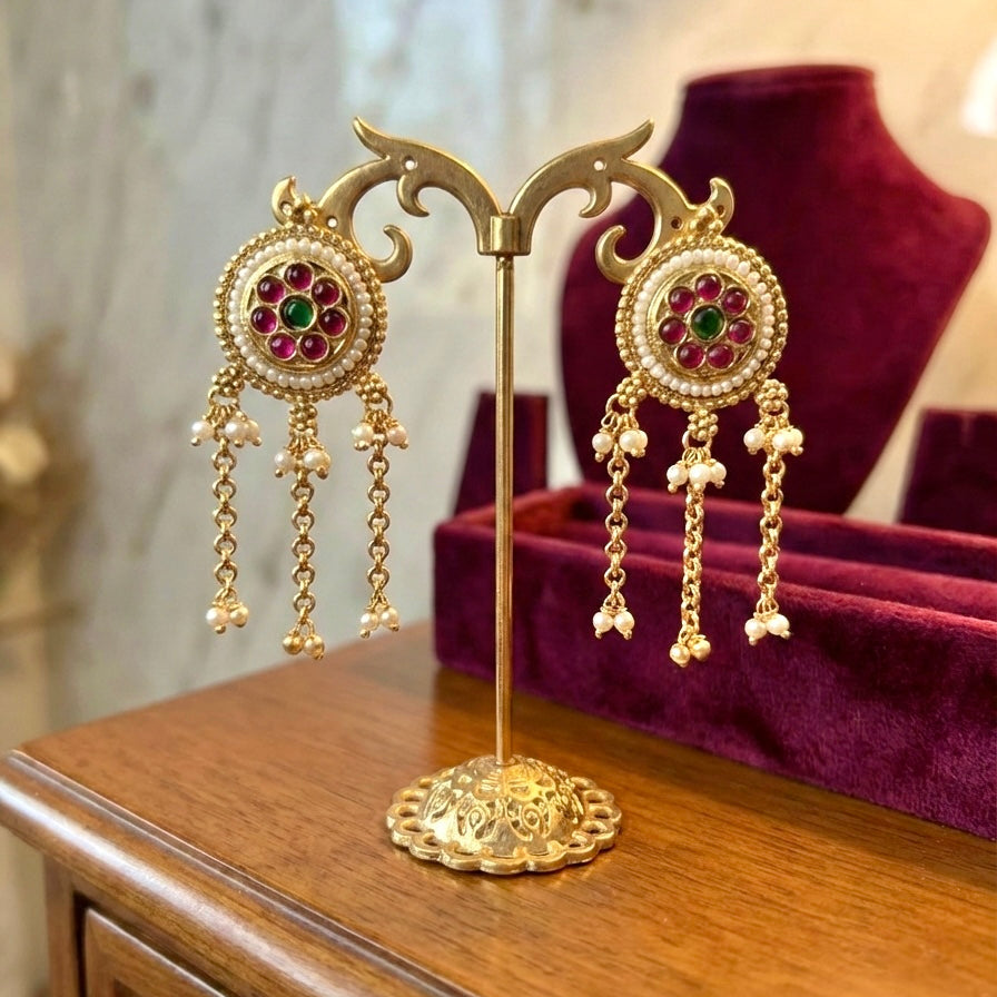 Floral Athoor Danglers