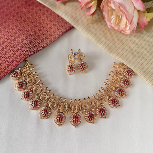 Rajamalli Necklace Set