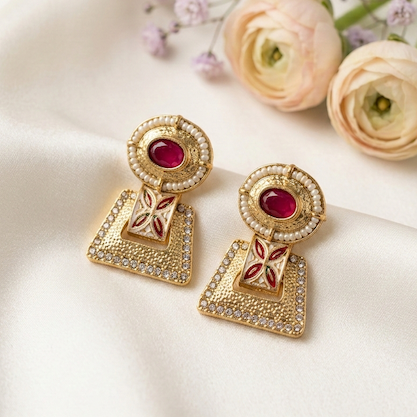 Chandrakshi Kundan Danglers