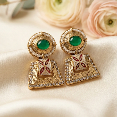 Chandrakshi Kundan Danglers