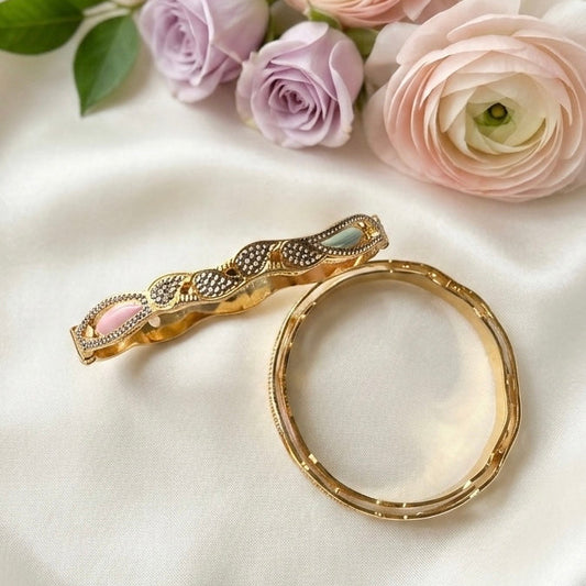 Floral Vine Bangles (2 pcs)