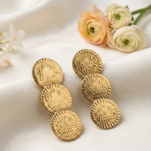 Layered Lakshmi Kasu Mala