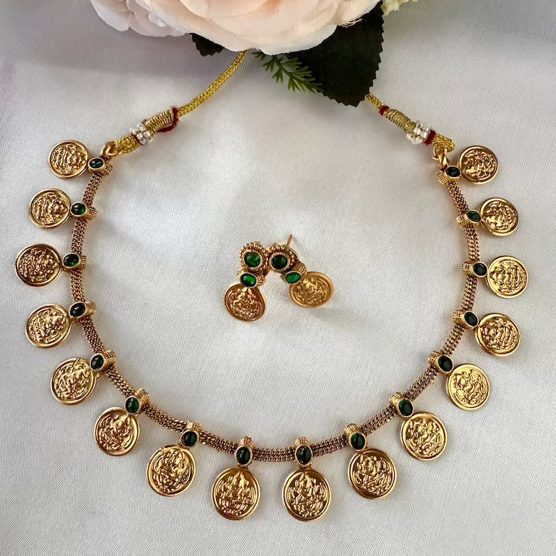 Lakshmi Coin Necklace - Kashumaala