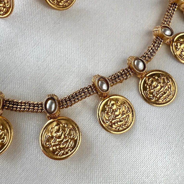 Lakshmi Coin Necklace - Kashumaala