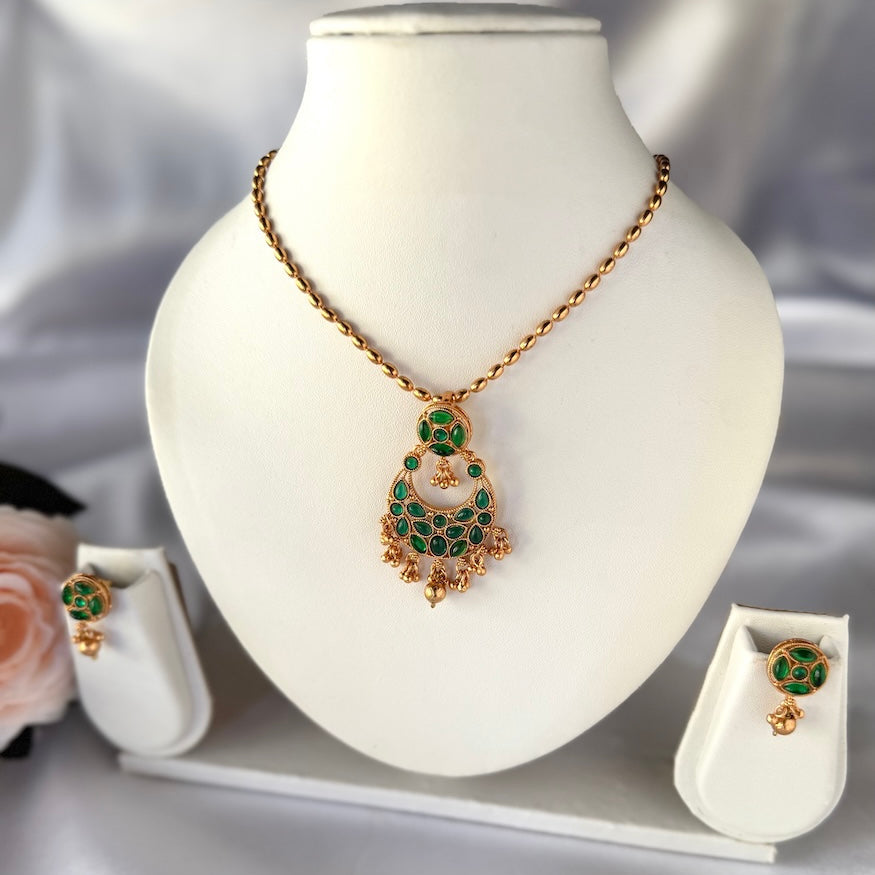 Mayura Emerald Necklace