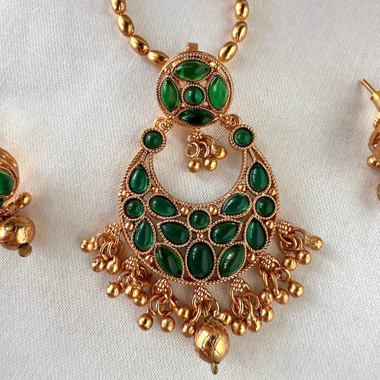 Mayura Emerald Necklace