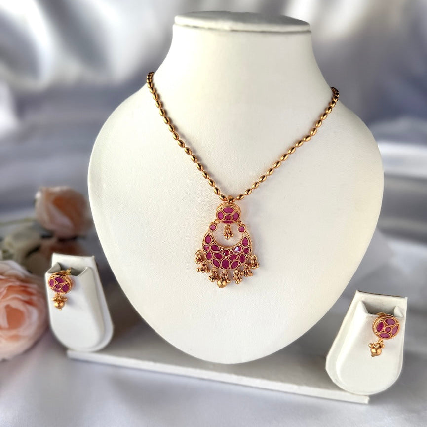 Mayura Ruby Necklace