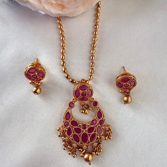 Mayura Ruby Necklace